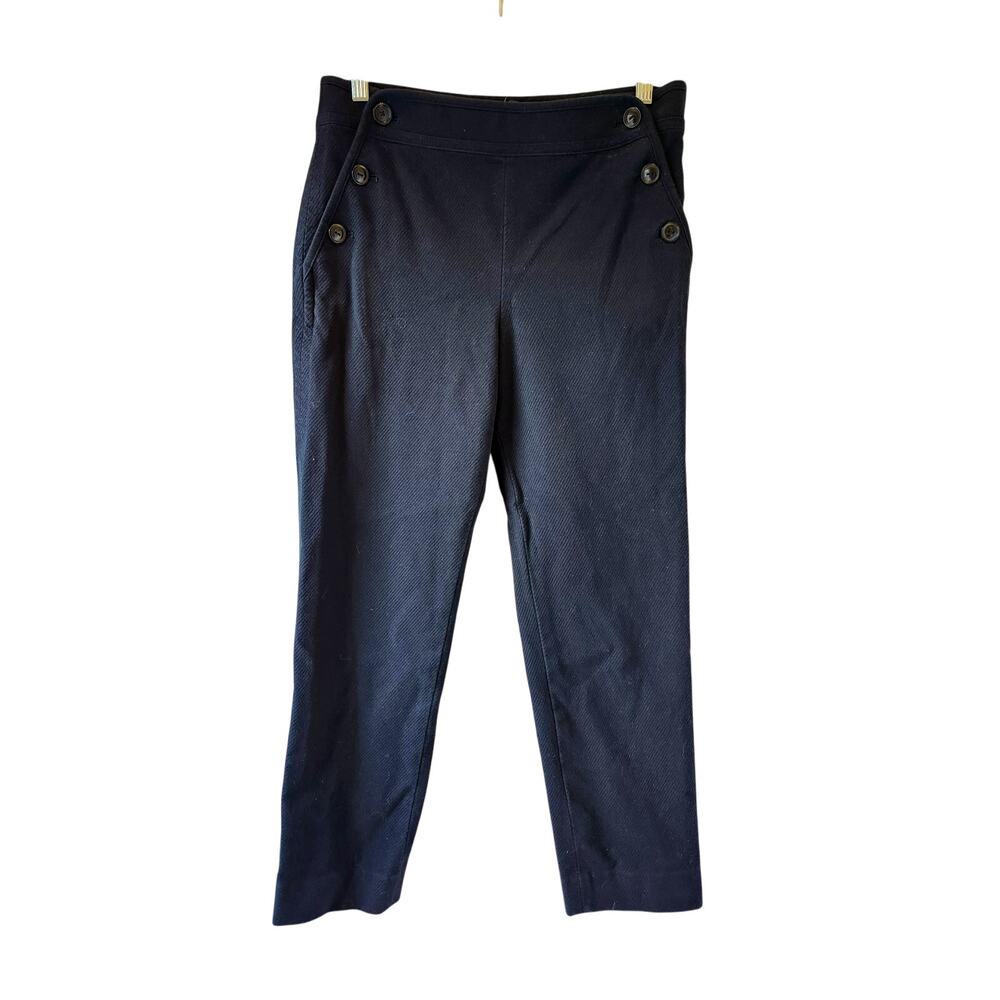 Club Monaco Navy Twill Sailor Pants Women's Size 4